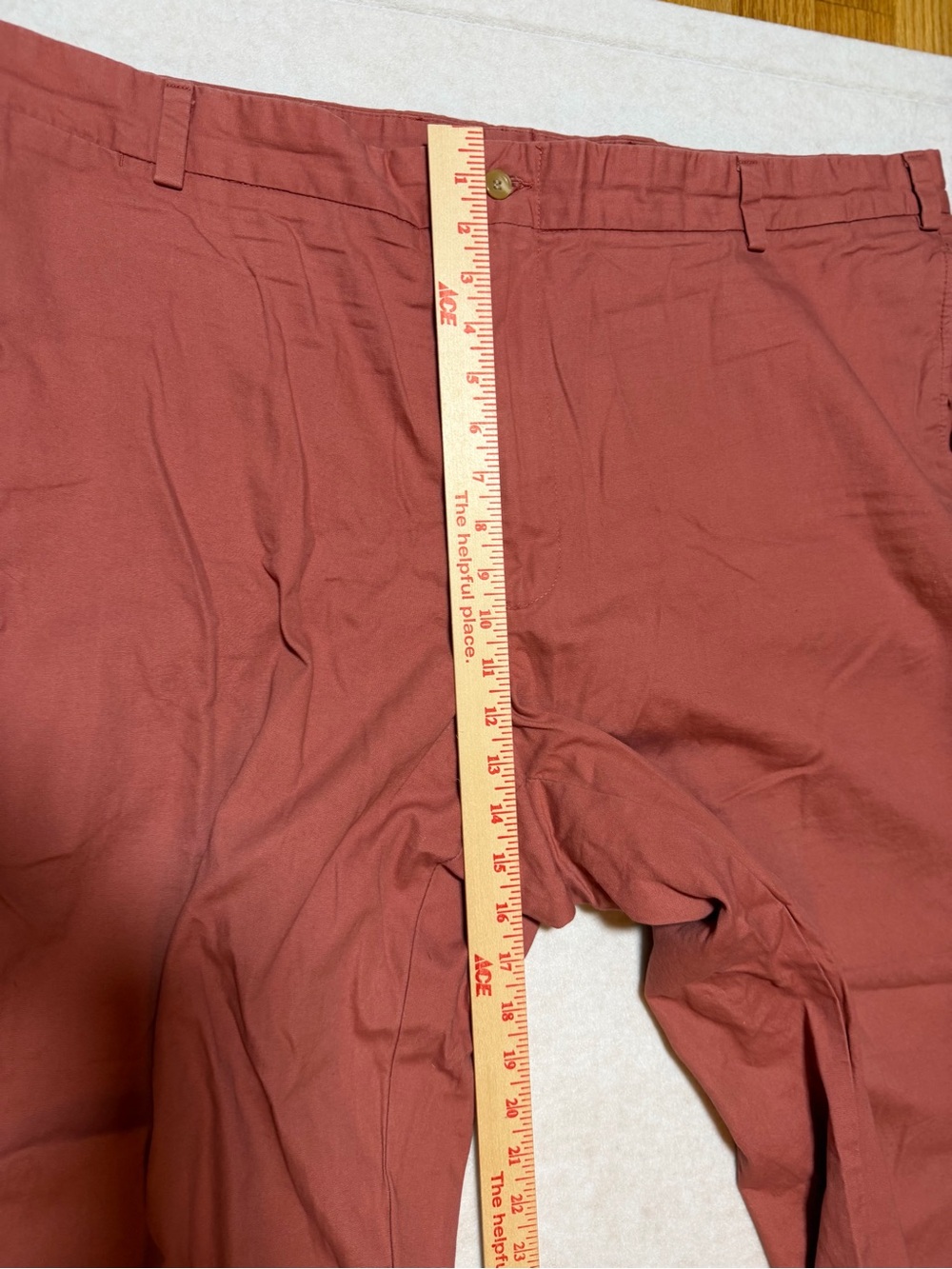 Bills Khakis M2 Classic Fit Pants Mens 44x30 Salmon Nantucket Red Made in USA - Picture 4 of 6